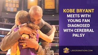 Kobe Bryant Surprises Young Girl, Diagnosed With Cerebral Palsy