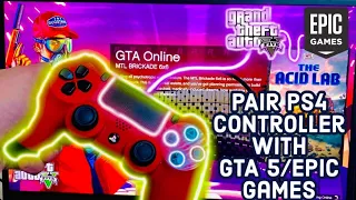 How to use ps4 controller in GTA 5 With Epic Games!