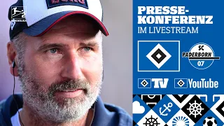 RE-LIVE: MATCHDAY-PRESSEKONFERENZ I 16. Spieltag I HSV vs. SC Paderborn 07