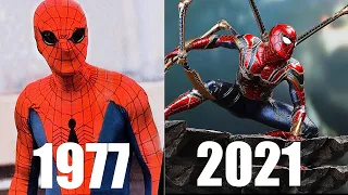 EVOLUTION OF SPIDER-MAN in movies 1977-2021 (Tobey Maguire Andrew  Garfield Tom Holland)