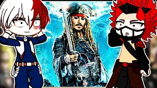 Class 1A react to Deku as Jack Sparrow || Gacha React || MHA