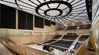 Concert Hall Acoustics: From Flying Saucers to Fabric Sails