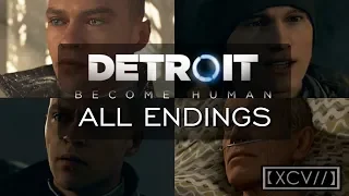 Detroit: Become Human ¦ 'Night of the Soul - Markus' ALL ENDINGS (PC,PS4) 60fps |【XCV//】