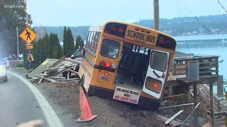 School bus crash on SR 302