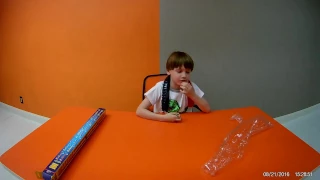 Worlds LARGEST GUMMY WORM vs. Kid