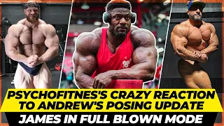 Crazy reaction to Andrew Jacked's posing update for the Arnold Classic 2023 + Justin looking diced