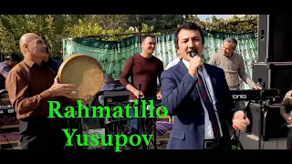 Rahmatillo Yusupov to'yda . Jonli ijrodagi qo'shiq .