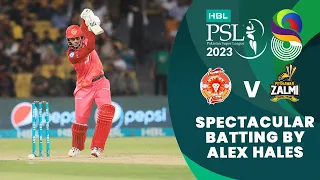 Spectacular Batting By Alex Hales | Islamabad United vs Peshawar Zalmi | Match 32 | HBL PSL 8 | MI2T