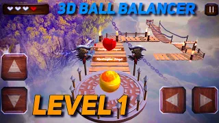 3D Ball Balancer Level 1 | 3D Ball Balancer Adventure in Space