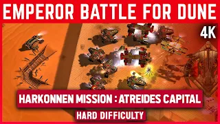 Emperor: Battle For Dune 4K  - Harkonnen Mission 12 - Atreides Capital - Hard Difficulty