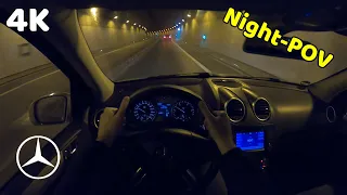 Mercedes ML 280 CDI (2007) NIGHT POV ONBOARD DRIVE