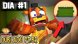FREDDY SPENDS 24 HOURS IN A DUMPSTER! SHORTS #6 | DUBLADO PT BR | CIANIMATION FANDUBS