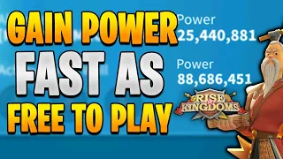 8 Tips to Gain Power Fast for free to play (F2P) in rok | Rise of Kingdoms