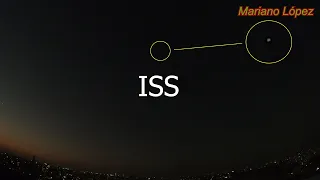 INTERNATIONAL SPACE STATION - 4K - This is how it looks to the NAKED EYE FROM EARTH