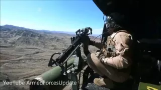 SUPER POWERFUL !!! US Military UH 1Y Huey with GAU 21 Gatling Machine Gun