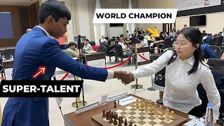 Praggnanandhaa takes on the World Champion Ju Wenjun| Final Moments | 6th Sharjah Masters