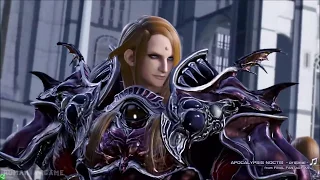 Dissidia FF - Snow and Zenos Intro, Summon, Losing