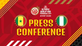 Senegal v Nigeria - Press Conference | FIBA Women's Olympic Qualif. Tournament Belgium 2024