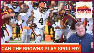 Can the Cleveland Browns play spoiler against the Pittsburgh Steelers on Sunday?