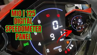 MIO I 125 / 125S DIGITAL SPEEDOMETER PANEL 2023 - DEMO ONLY