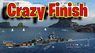 Crazy Finish, The Mainz Squeeze! (World of Warships Legends)