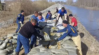 Вода подступает со всех сторон. Пик паводка в Ишиме Тюменской области ожидают ночью