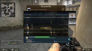 Competitive 5v5 Highlights Dust 2 - Quad-Kill #CSGO