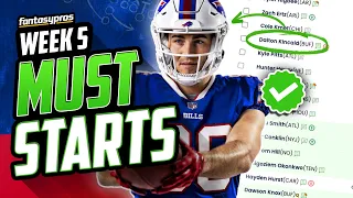 20 MUST Start Players for Week 5 (2023 Fantasy Football)