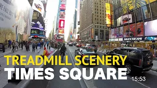 Times Square Virtual Run: Fun New York City Treadmill Scenery