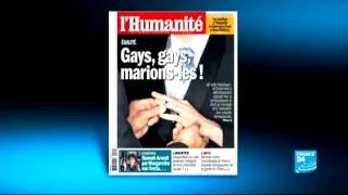 IN THE FRENCH PAPERS - Let the gay weddings begin!