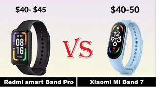 xiaomi mi band 7 vs redmi smart band pro comparison