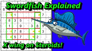 The Sudoku Swordfish: An  X Wing Variant with a  3x3 Rectangle