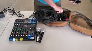 How to set up a PA system