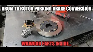 Rusty the Spryte build part 114 (Wilwood cable actuated parking brake caliper and rotor: part 1)