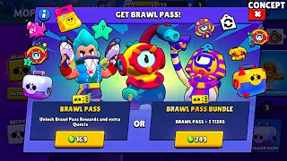 SEASON 13 BRAWL PASS IS HERE?!😻🤯 - Brawl Stars (concept)