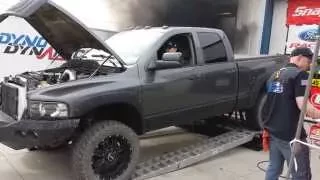 Cummins dyno pull 690hp/1311ftlbs