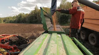 Сею озимую пшеницу.
