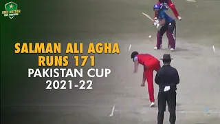 Salman Ali Agha 171 runs against Northern | SP vs NOR | Match 11 | Pakistan Cup 2021-22 | PCB | MA2T