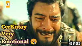 CerKutay Very Emotional scene crying on Bamsi Bey Death Kurulus Osman mood off 🔥 whatsApp status