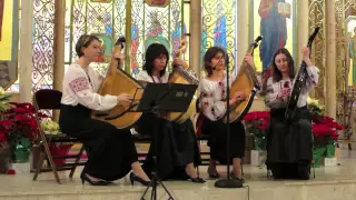 Carol Of The Bells * Щедрик * by Chicago Bandura Ensemble Char-Zillia 2015