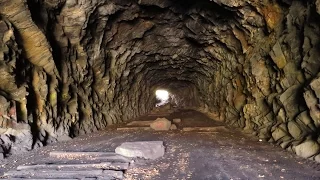 The Abandoned Turn Hole railroad tunnel, Jim Thorpe PA