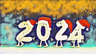 Goodbye 2023 Welcome 2024 ❄🎅🎄🔔New Year Numbers Fun 2024 Animation❄🎅🎄☃️ Hello 2024❄🎅🎄☃️🎊