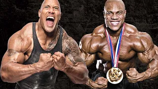 The Rock vs Phil Heath Workout Motivation