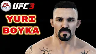 How to Create Yuri Boyka (CAF Formula) No Game Face !! Create a Fighter - EA Sports UFC 3