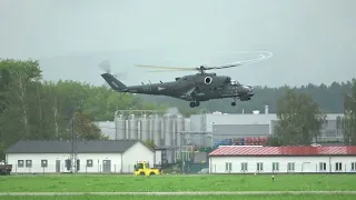 Mil Mi-24P Hind F Arriving Ostrava NATO Days 2022 Hungary Air Force FHD