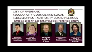 June 23, 2020 Riverbank City Council and LRA Regular Meeting