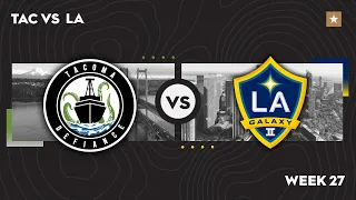 Tacoma Defiance vs. LA Galaxy II: October 24, 2021