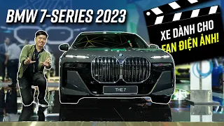 BMW 7 Series 2023: MÀN HÌNH 31 INCH khiến bản thể thao M750e giống một rạp phim di động