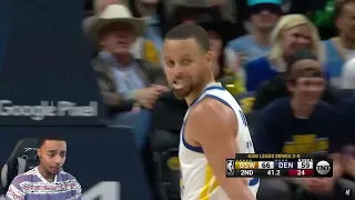 GET THE BROOM NOW! FlightReacts Warriors vs Denver Nuggets Game 3 Highlights April 21, 2022!