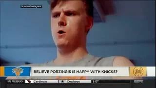 Is Porzingis happy with the Knicks? | NBA JUMP